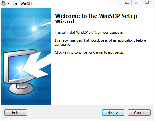 instaling WinSCP 6.1.2