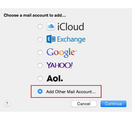 what is the cyrus user in mac mail server 10.4