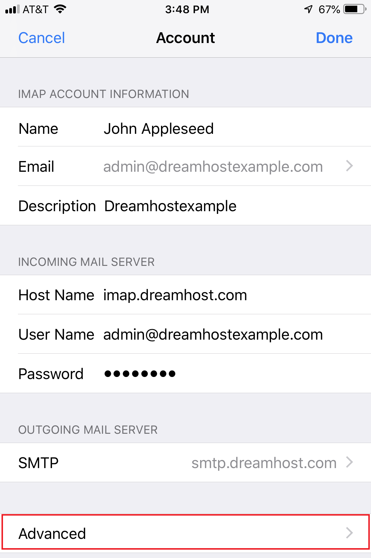 How To Set Up Email On An Iphone Dreamhost Knowledge Base