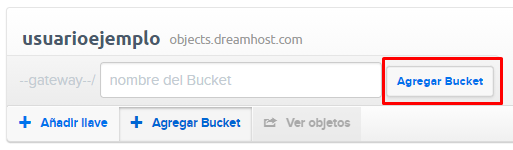 DreamObjects Buckets