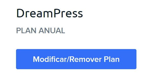 Modify Plan