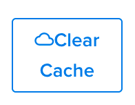 CloudFlare clear cache button