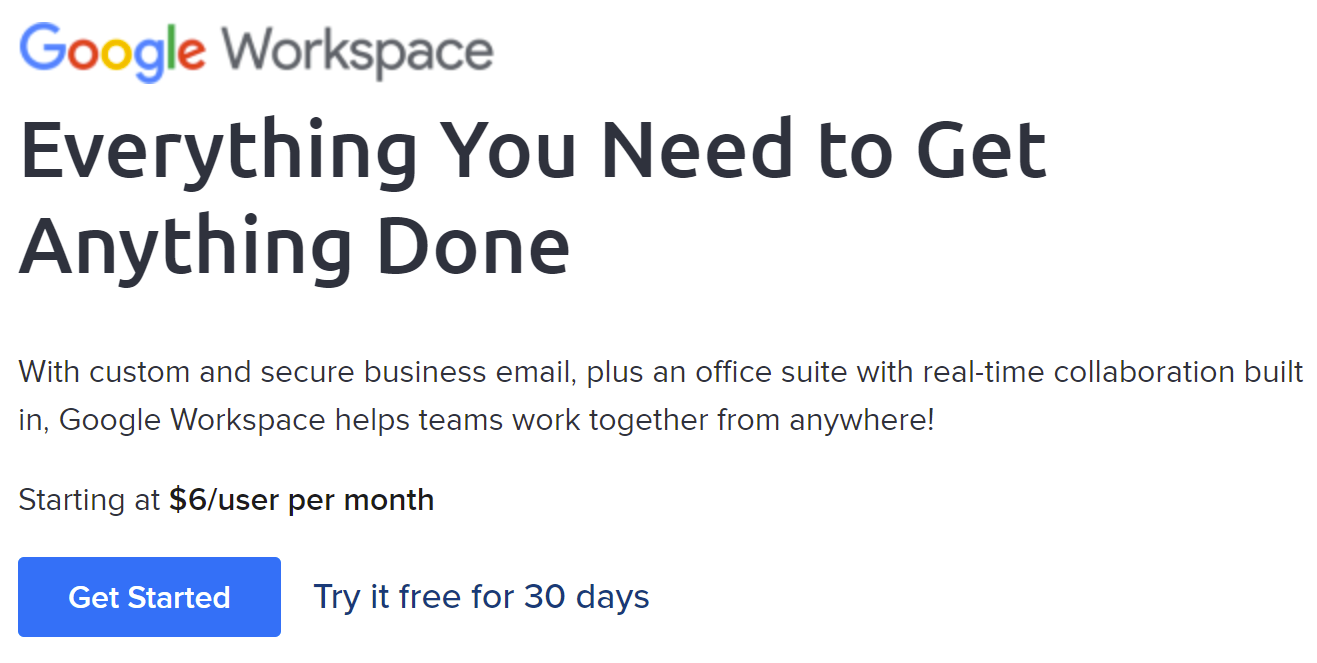 How to sign up for Google Workspace - DreamHost Knowledge Base