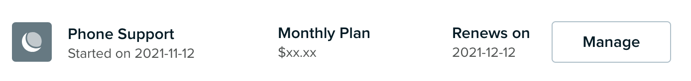 Phone Support