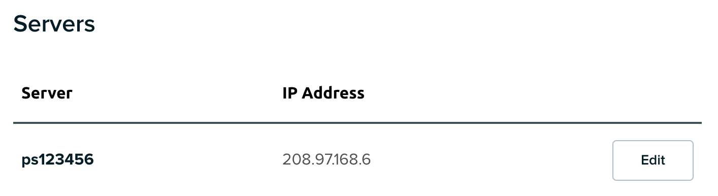 servers