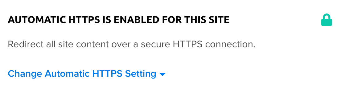 SSL settings