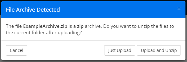 file manager extract